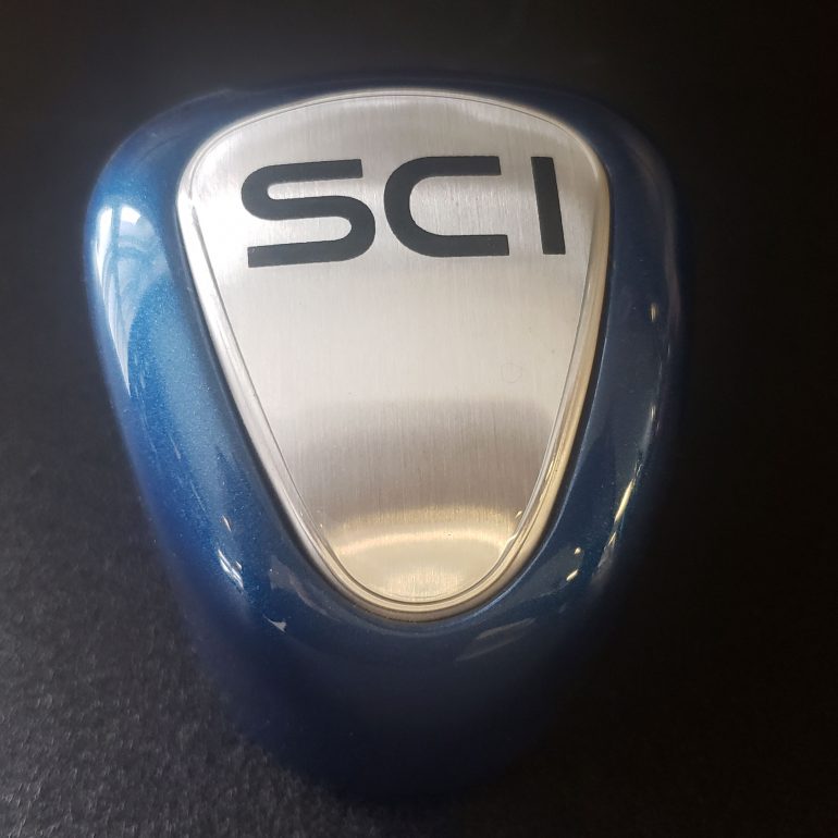 Poignée de shifter bleu