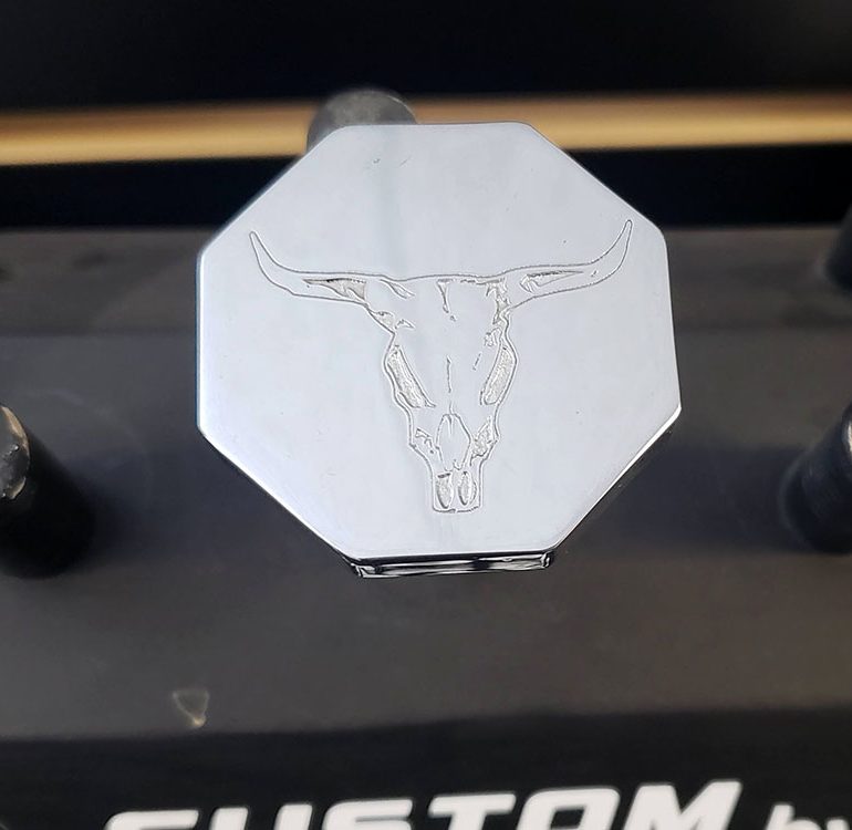 Bouton octogono Bull